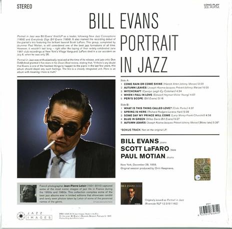 Portrait in Jazz (Limited Edition) - Vinile LP di Bill Evans - 2