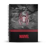 SPIDERMAN Quaderno A4 Strisce Dark Karactermania