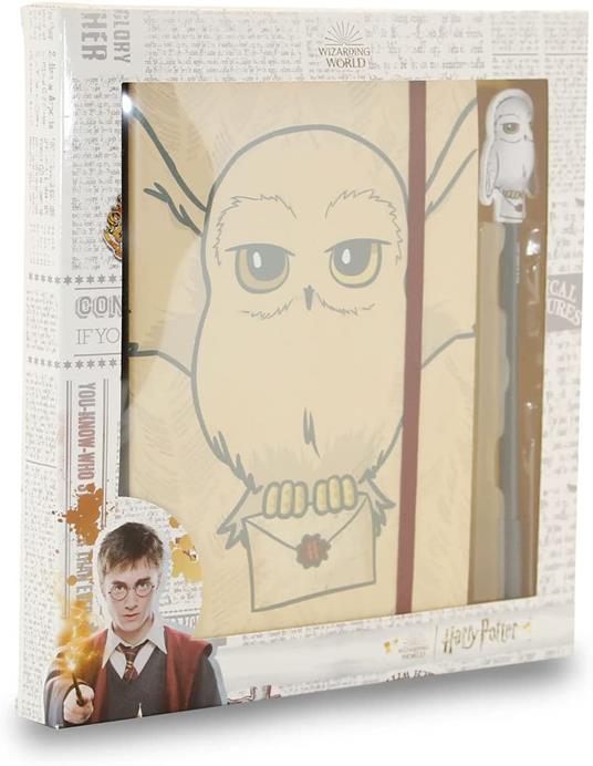 Harry Potter Diario Avorio + Penna Fashion Lettera di Hogwarts Karactermania - 5