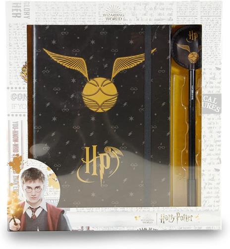 Harry Potter Diario Avorio + Penna Fashion Boccino d''Oro Karactermania - 4