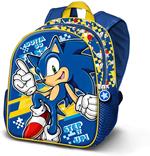 Sonic The Hedgehog Step 3d Zaino 31cm Karactermania