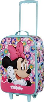 Disney: Karactermania - Minnie - Valigia Trolley Soft 3D Heart