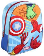 Zaino per Bambini 3D The Avengers Azzurro (25 x 31 x 10 cm)