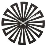 Orologio Geometrico 6 in Metallo, Nero, Argento, EPIKASA