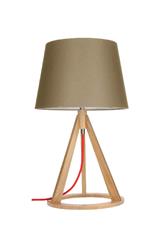 Lampada da Tavolo Konan, Legno, Metallo, Tessuto, Multicolore, EPIKASA