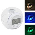 Orologio Digitale Con Luce Led Suoni Naturali Data Timer Meteo Temperatura