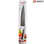 Coltello Chef 33,5 Cm Lama Acciaio Inox Carne Pesce Verdure Cucina Alpina