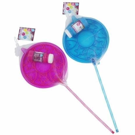 Playset 2 Pezzi Crea Bolle di Sapone 55cm Colori Assortiti Sparabolle Bambini - 2