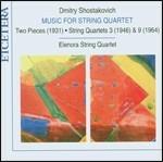 Quartetti per archi - CD Audio di Dmitri Shostakovich,Eleonora String Quartet