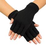 Boland: Pr Fingerless Gloves Black. Guanti Senza Dita Nero