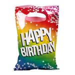 Boland: Set 6 Pe Party Bags &aposHappy Birthday&apos 23X15Cm