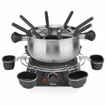 Tristar Set Fondue per Famiglia 1400 W 1,3 L in Acciaio Inox Argento