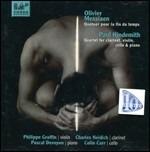 Quatuor pour la fin du temps / Quartetto con clarinetto - CD Audio di Paul Hindemith,Olivier Messiaen