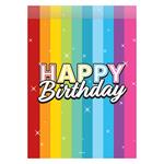 Folat: Partybags Rainbow Bday 16.5X23Cm /8