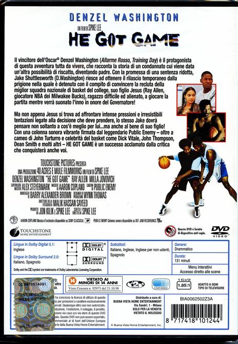 He Got Game di Spike Lee - DVD - 2