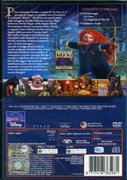 Ribelle. The Brave di Mark Andrews,Brenda Chapman,Steve Purcell - DVD - 2