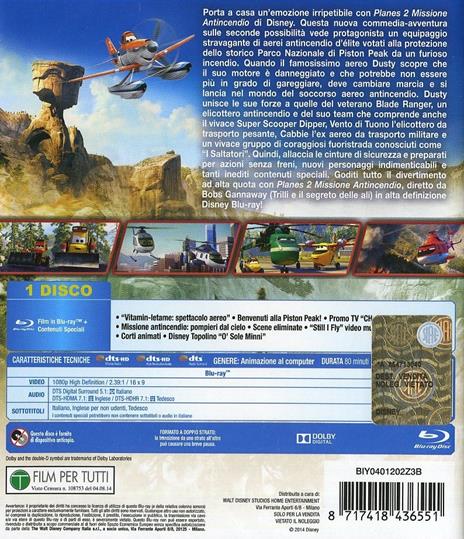 Planes 2. Missione antincendio di Robert Gannaway - Blu-ray - 2