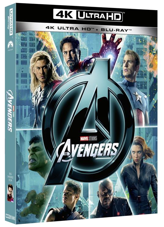 Avengers (Blu-ray + Blu-ray 4K Ultra HD) di Joss Whedon - Blu-ray + Blu-ray Ultra HD 4K