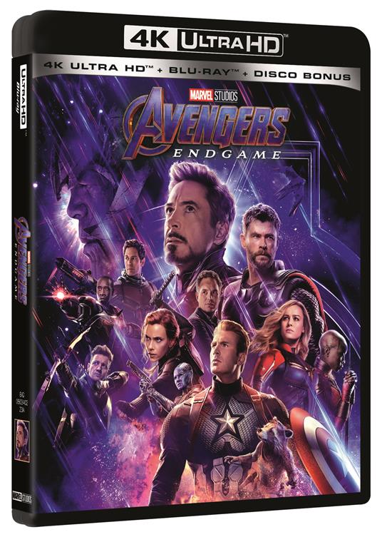 Avengers. Endgame (Blu-ray + Blu-ray 4K Ultra HD) - Blu-ray + Blu-ray Ultra  HD 4K - Film di Anthony Russo , Joe Russo Avventura | laFeltrinelli