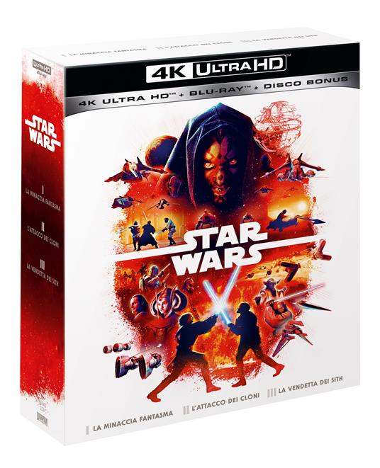 Star Wars Trilogia 1-3 (Blu-ray + Blu-ray Ultra HD 4K) - Blu-ray + Blu-ray  Ultra HD 4K - Film di J. J. Abrams Fantasy e fantascienza | Feltrinelli