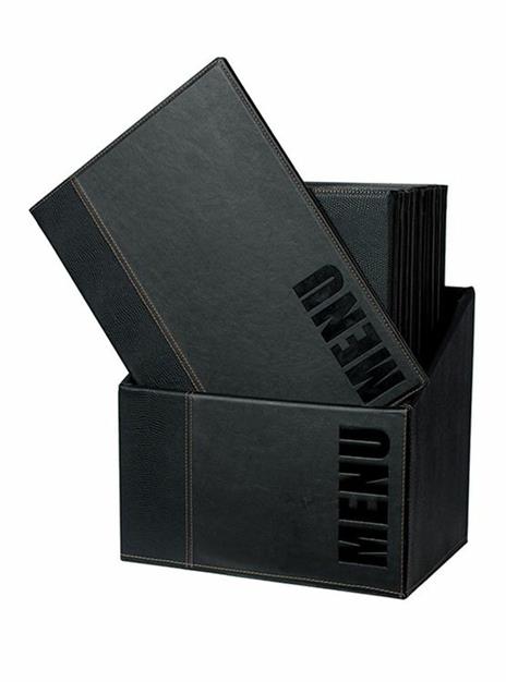 Securit MC-BOX-TRA4-BL A4 Metallo, PU pelle Nero 20 pezzo(i) - 3