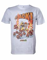 T-Shirt Nintendo. White. Attack!