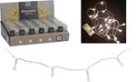 10 Led Bianco Caldo Batteria Luci Di Natale Addobbi Presepe 1 Confezione