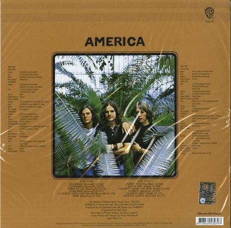 America - Vinile LP di America - 2