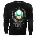 Maglione Nintendo. Black. Upgrade Your Life