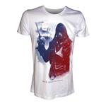 T-Shirt Assassin's Creed Unity, T-shirt White, Arno In French Flag