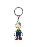 Portachiavi Super Mario. Luigi MetalWith Movable Head Multicolor