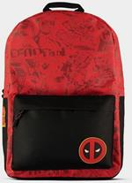 Zaino Marvel Deadpool Grafitti Backpack Red