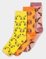 Pokemon: Crew Socks Black (Calzini Tg. 43/46) (3Pack)