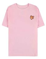 T-Shirt Donna Tg. L. Pokemon: Pixel Eevee Pink