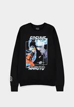 Felpa Girocollo Unisex Tg. L. Naruto Shippuden: Black