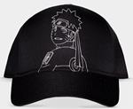 Naruto: Men'S Adjustable Cap Black (Cappellino)