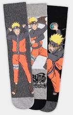 3 Packs Calzini Tg. 39/42 Naruto Shippuden: Ankle Socks Multicolor