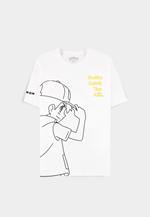 T-Shirt Unisex Tg. 2XL Pokemon: Ash White