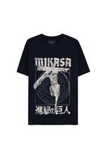 T-Shirt Unisex Tg. XL Attack On Titan: Mikasa Black