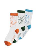 Socks 3 Pack / Calzini Tg. 43/46 Pokemon: Crew Multicolor