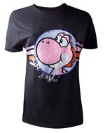 T-Shirt Donna Tg. S. Nintendo - Super Mario Yoshi Black