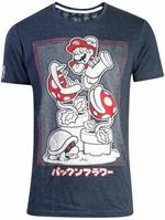 T-Shirt Unisex Tg. S Nintendo Piranha Plant Blue