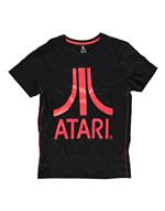T-Shirt Unisex Tg. M. Atari: Red Logo Black
