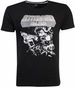 T-Shirt Unisex Tg. M Atari Astroids Tonal Graphic Black