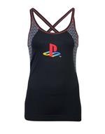 Canotta Donna Tg. L. Sony: Playstation Tech Seamless Black