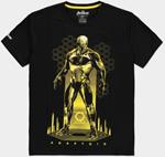 T-Shirt Unisex Tg. M Avengers Game Adaptoid Black