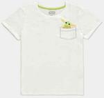 T-Shirt Donna Tg. L Star Wars The Mandelorian Baby Yoda White