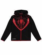 Marvel: Spider-Man - Miles Morales - The New Suit Black (Felpa Con Cappuccio Unisex Tg. XL)