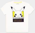 Pokemon - #025 - Women'S Short Sleeved T-Shirt - M Short Sleeved T-Shirts F White