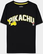 Pokemon: Running Pika Blck (T-Shirt Donna Tg. 2XL)